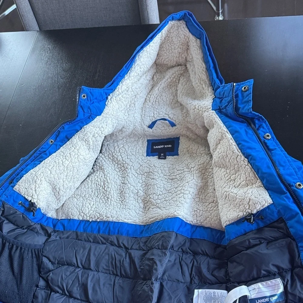 Lands' End Kids Blue Jacket - Picture 3 of 4